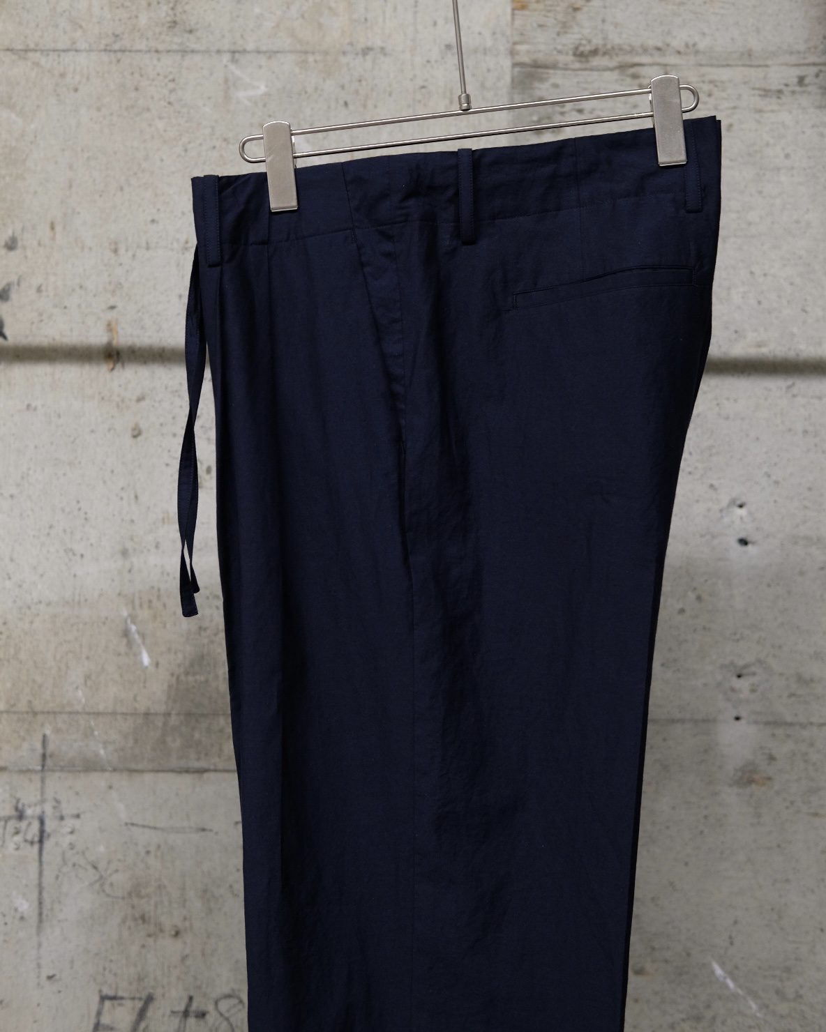 FUJI / Cotton Silk Beltless Pants