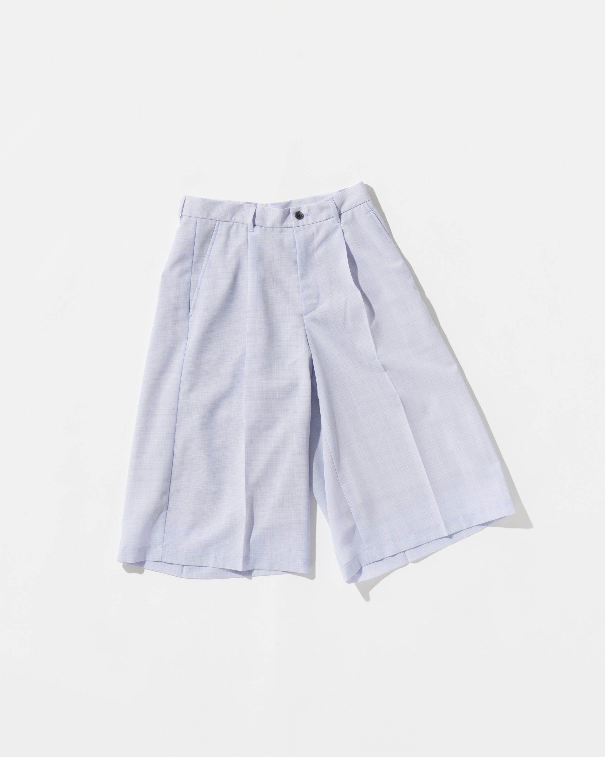 POLYPLOID / TUCK WIDE SHORTS C
