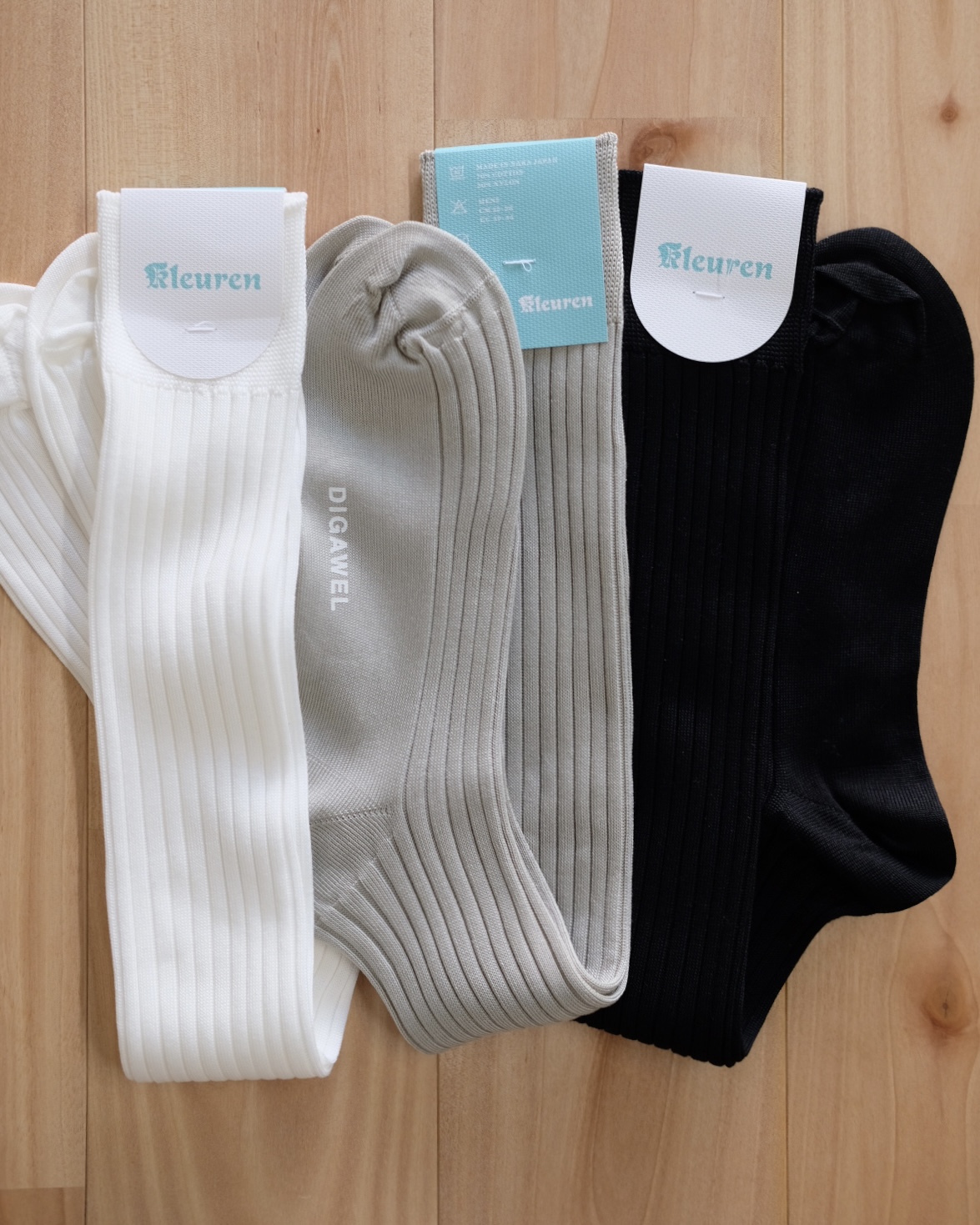 × Kleuren Rib Hose Socks / Midsommar