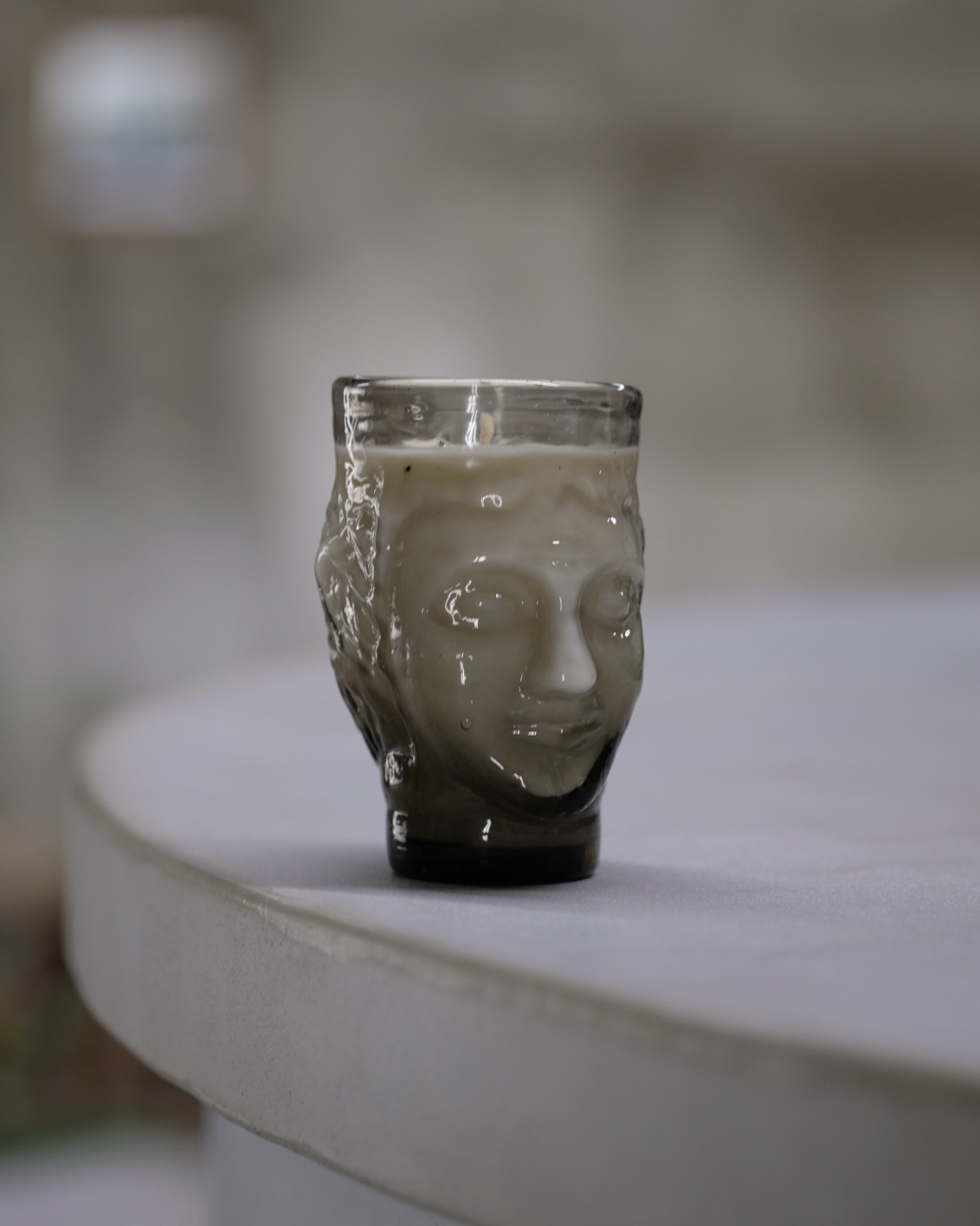 Verre Tete Bougie