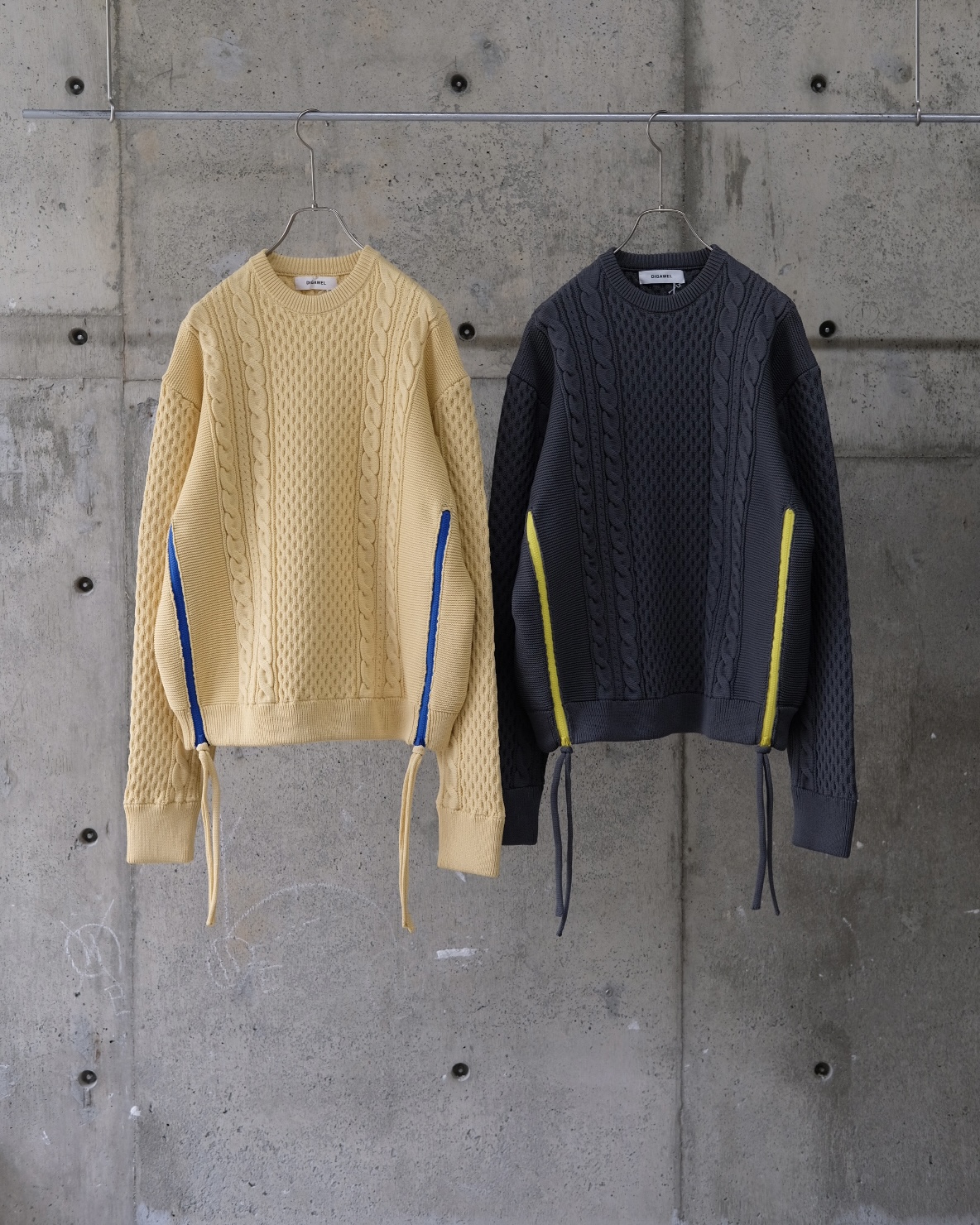 DIGAWEL / Side Zip Sweater