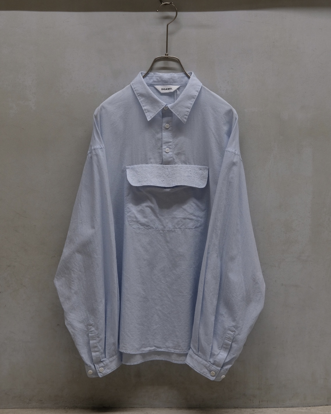 DIGAWEL / Center Pocket P/O Shirt
