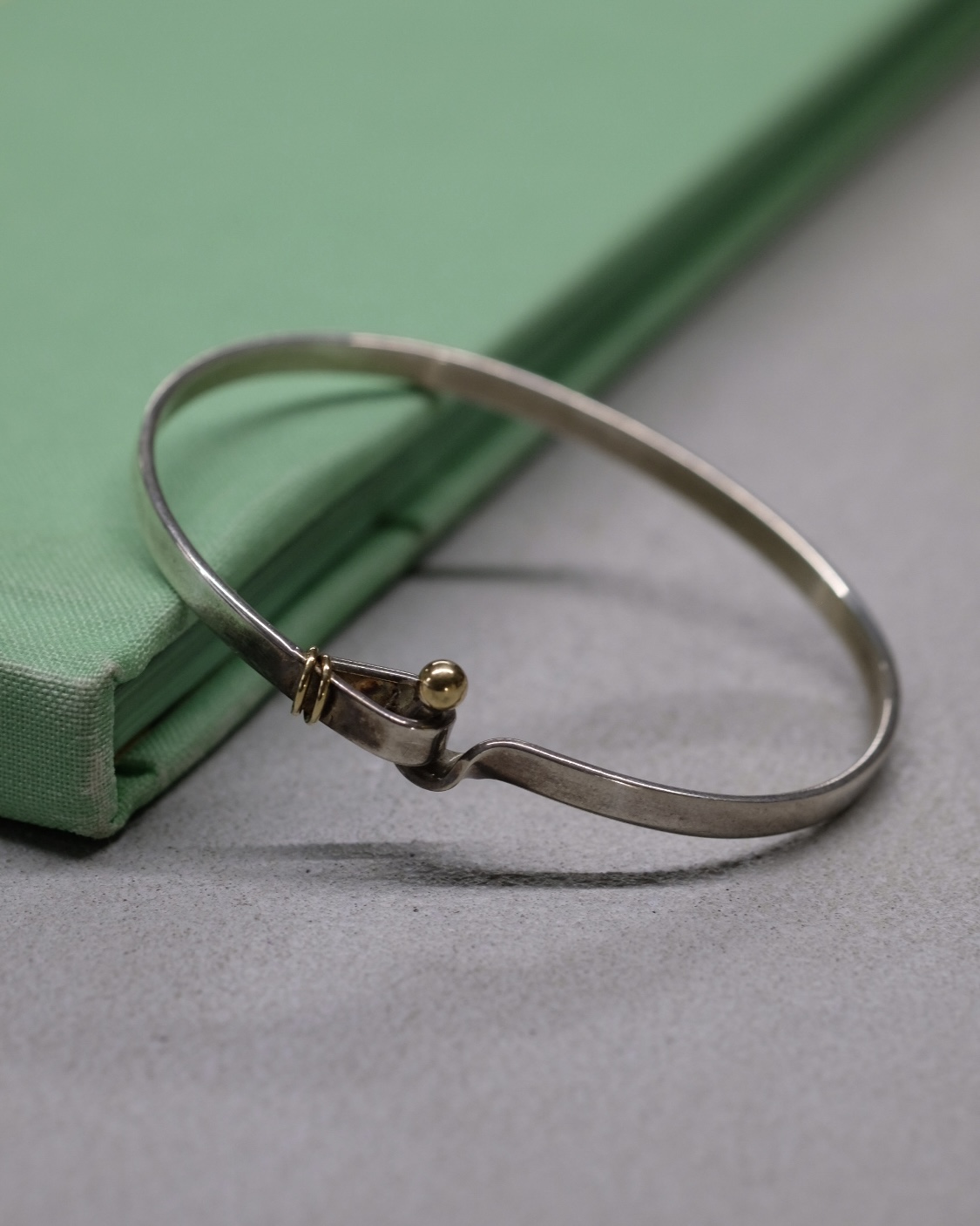 "Old Tiffany" Hook & Eye Bangle