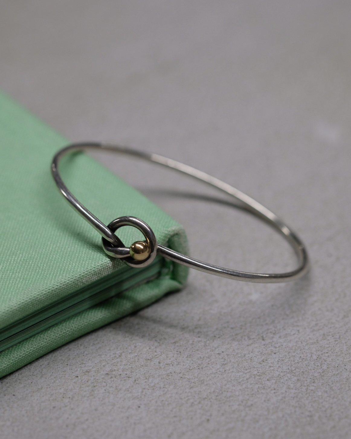 "Old Tiffany" Love Knot Bangle